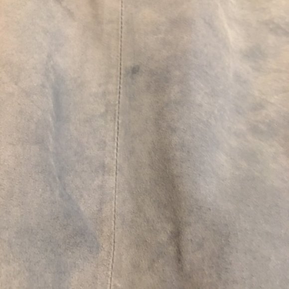 Ladies Blue Suede Leather Jacket   Size XL - Picture 14 of 16